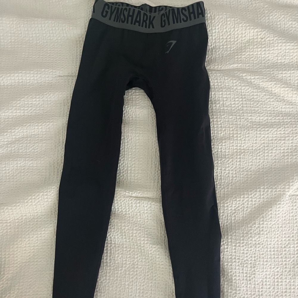 Gymshark Black Leggings Full-Length Stretch